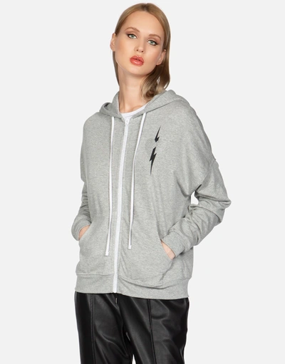 Lauren Moshi Chandra Happy Lightning Love In Heather Grey