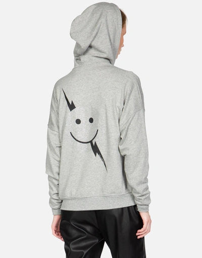 Lauren Moshi Chandra Happy Lightning Love In Heather Grey