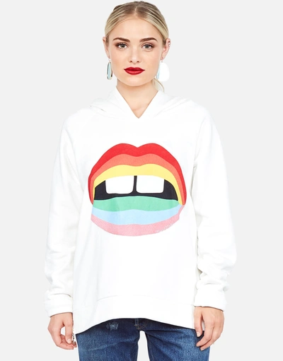 Lauren Moshi X Corbin Rainbow Gap Mouth In Milk