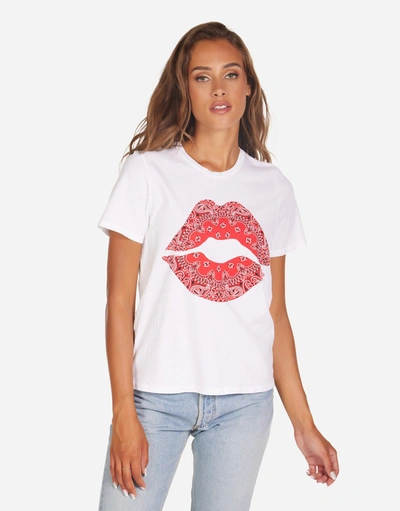 Shop Lauren Moshi Croft Bandana Lip In White