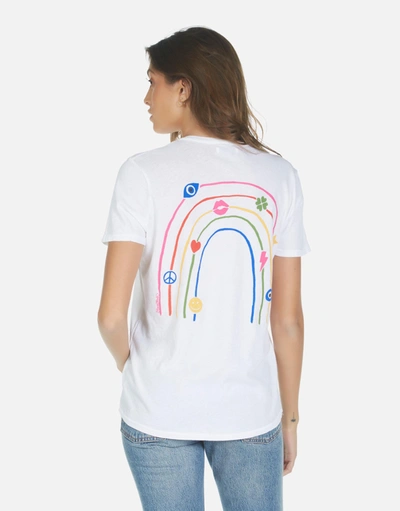 Lauren Moshi Croft Elements Rainbow In White