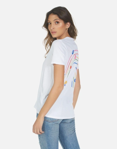 Lauren Moshi Croft Elements Rainbow In White