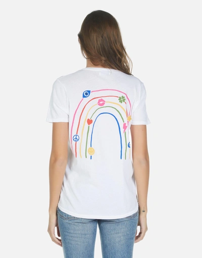 Lauren Moshi Croft Elements Rainbow In White