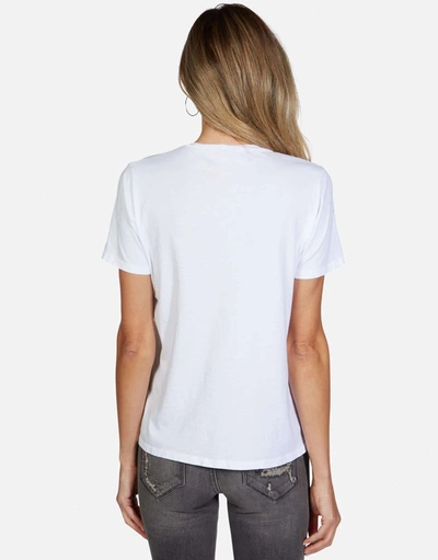 Lauren Moshi Croft La Peace Finger In White