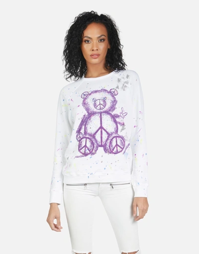 Lauren Moshi Darby Peace Teddy In Punk Stain