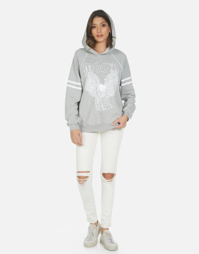 Shop Lauren Moshi Davina Moshi Eagle In Heather Grey