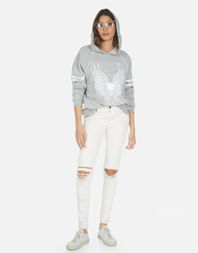 Shop Lauren Moshi Davina Moshi Eagle In Heather Grey