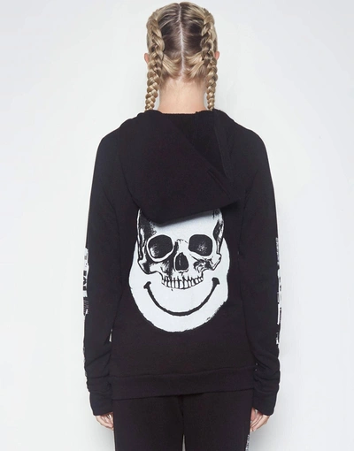 Shop Lauren Moshi Demo Violet Happy Skull In Black