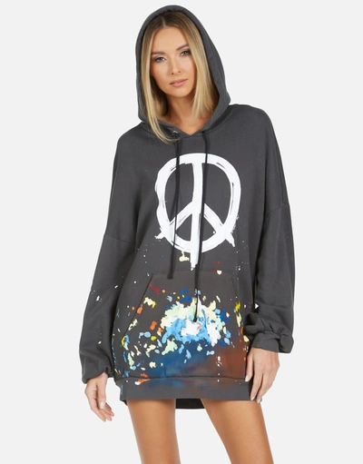 Lauren Moshi Desiree Brush Peace In Vintage Onyx Paint Splatter
