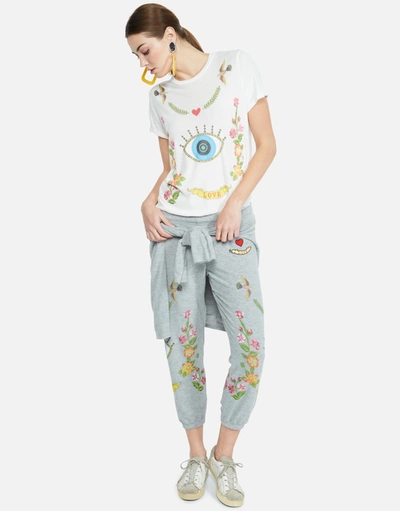 Lauren Moshi Edda Floral Eye Love In Milk