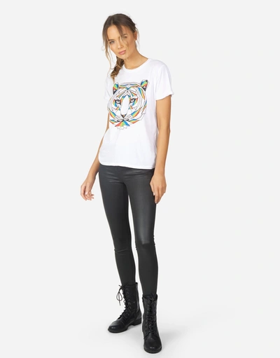 Lauren Moshi Edda Geo Tiger In White