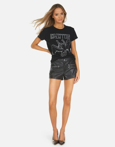 Shop Lauren Moshi X Edda X Led Zeppelin Outline In Black