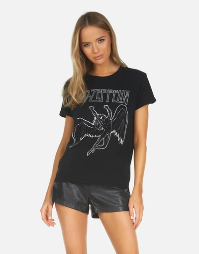 Shop Lauren Moshi X Edda X Led Zeppelin Outline In Black