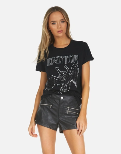 Shop Lauren Moshi X Edda X Led Zeppelin Outline In Black