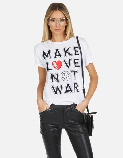 Shop Lauren Moshi X Edda X Make Love Not War In Black