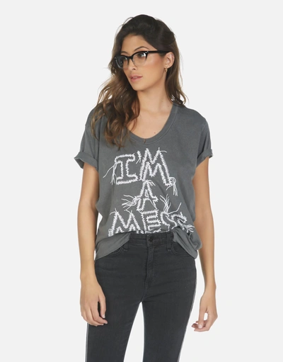 Lauren Moshi Elara I'm A Mess In Pigment Black