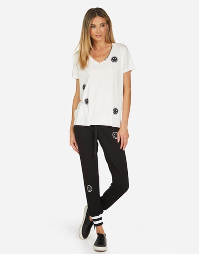 Lauren Moshi Elara Peace Love Moshi In Pigment Black