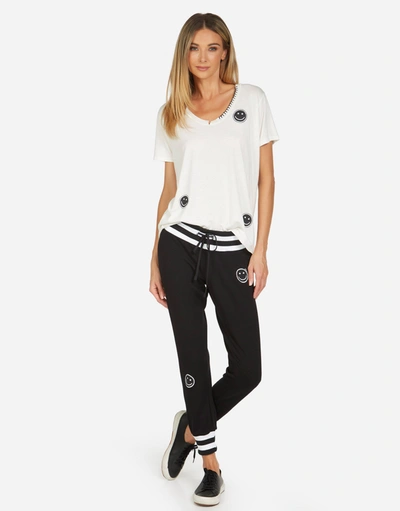 Lauren Moshi Elara Peace Love Moshi In Pigment Black