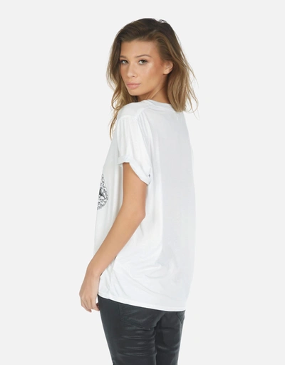 Lauren Moshi Elara Skull Lip In White