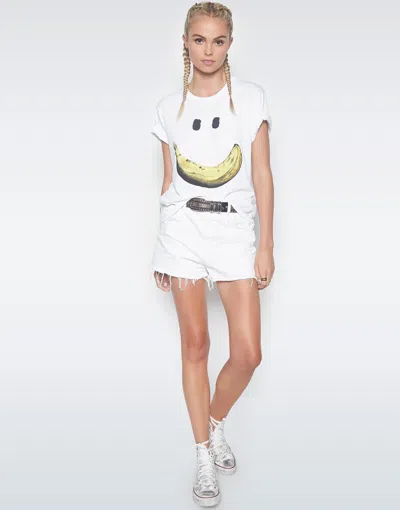 Lauren Moshi Evie Happy Banana In White