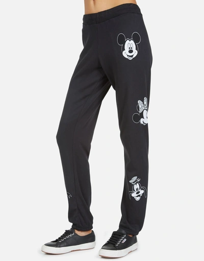 Lauren Moshi Gia Mickey Crew In Onyx