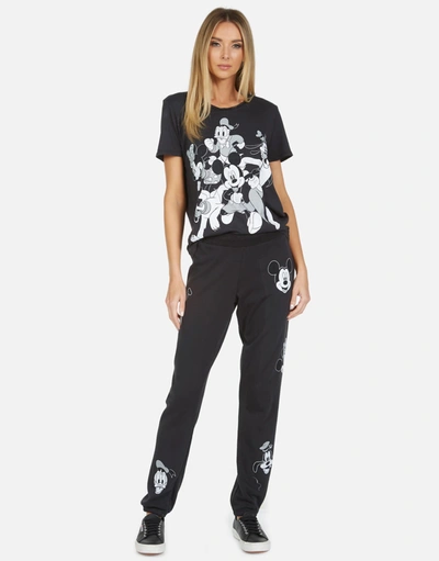 Lauren Moshi Gia Mickey Crew In Onyx