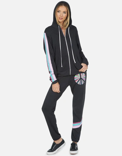 Lauren Moshi Gia Rainbow Ray Peace In Onyx