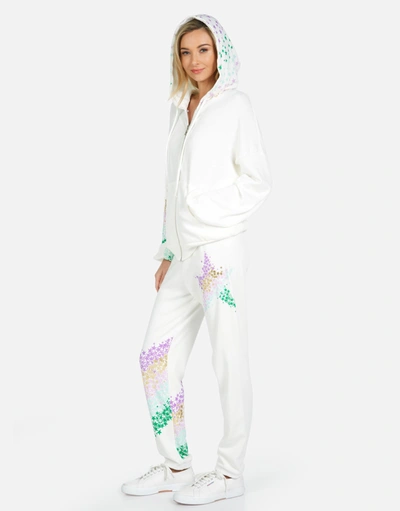 Lauren Moshi Gia Star Confetti In Milk