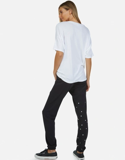 Lauren Moshi Gia Tie Dye Tongue In Onyx