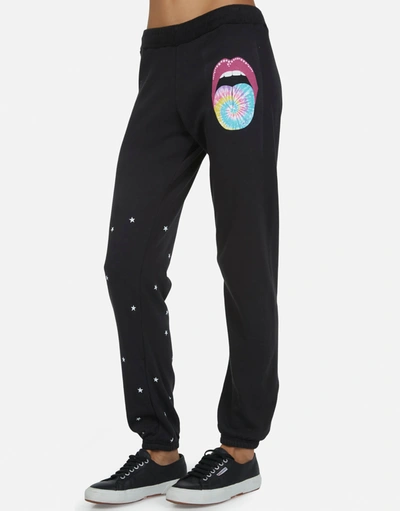 Lauren Moshi Gia Tie Dye Tongue In Onyx