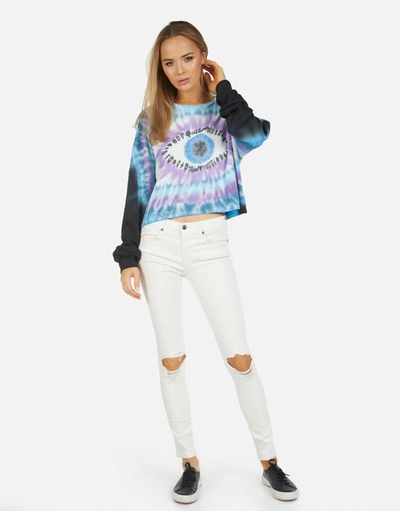 Lauren Moshi Gloria Tie Dye Eye In Blue Dream