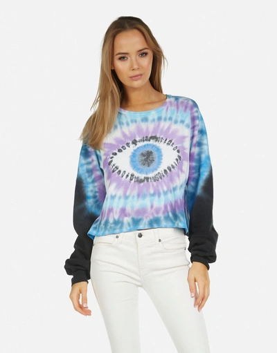 Lauren Moshi Gloria Tie Dye Eye In Blue Dream