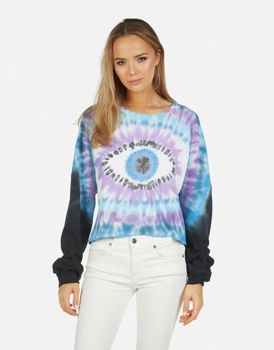 Lauren Moshi Gloria Tie Dye Eye In Blue Dream