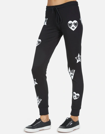 Lauren Moshi Jess Bling Face In Black