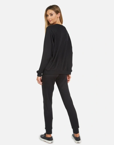 Lauren Moshi Jess Camo Lip In Black