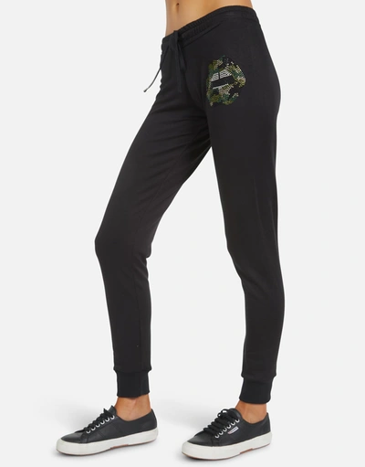 Lauren Moshi Jess Camo Lip In Black