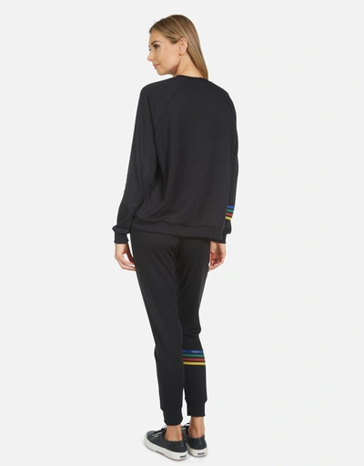 Lauren Moshi Jess Lucky Happy Face In Black