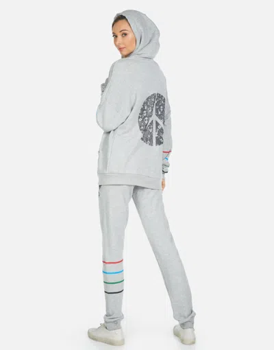 Lauren Moshi Jess Peace Hippie In Heather Grey