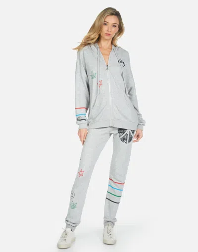 Lauren Moshi Jess Peace Hippie In Heather Grey