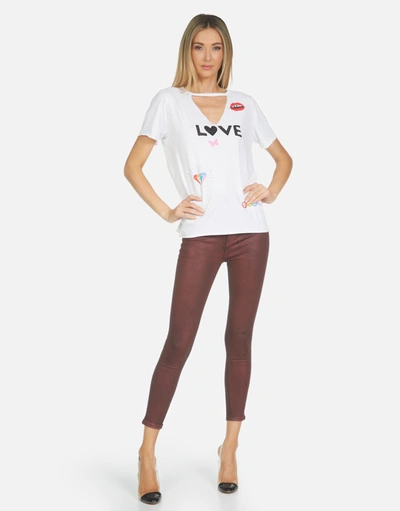 Lauren Moshi Jhene Crystal Love Elements In White