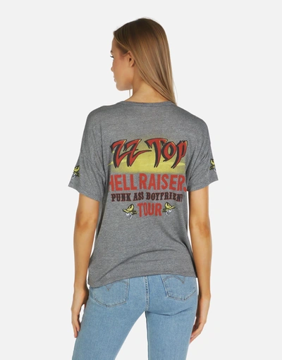 Lauren Moshi X Zz Top Jolene Zz Top In Heather Grey