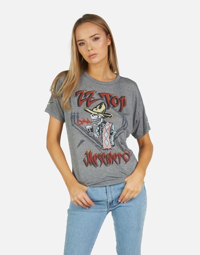 Shop Lauren Moshi X Zz Top Jolene Zz Top In Heather Grey