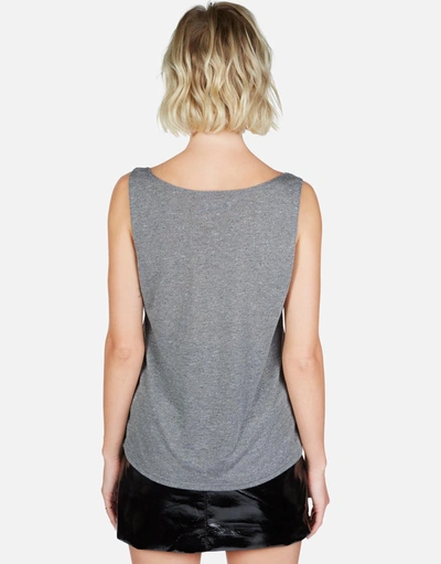 Lauren Moshi Julianna Elements Lip In Heather Grey