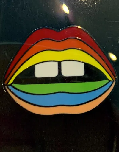 Lauren Moshi Xr Justine Xr Rainbow Gap Mouth In Black