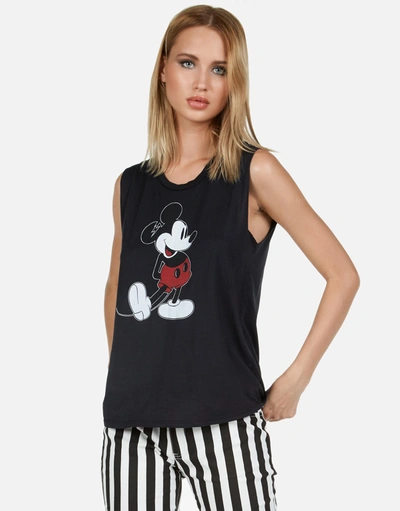 Shop Lauren Moshi X Disney X Mickey Kel Mickey Mouse In Onyx