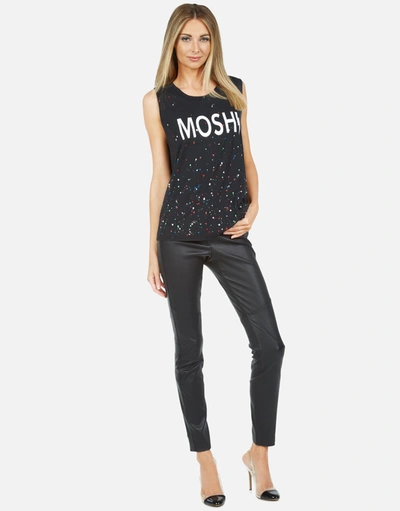 Lauren Moshi Kel Moshi In Onyx Multi Splatter