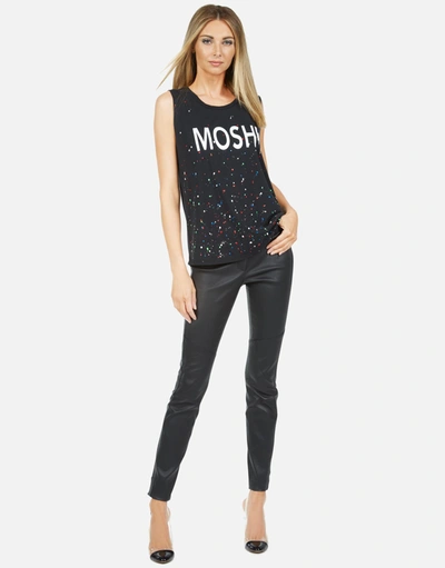 Lauren Moshi Kel Moshi In Onyx Multi Splatter