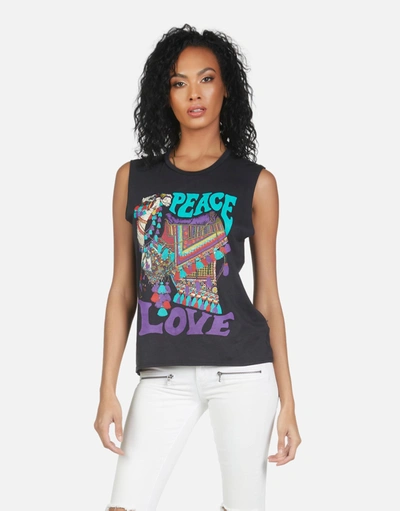 Lauren Moshi Kel Peace Love Camel In Onyx