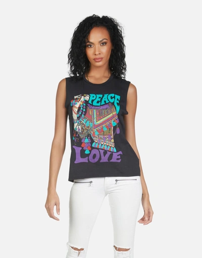 Shop Lauren Moshi Kel Peace Love Camel In Onyx