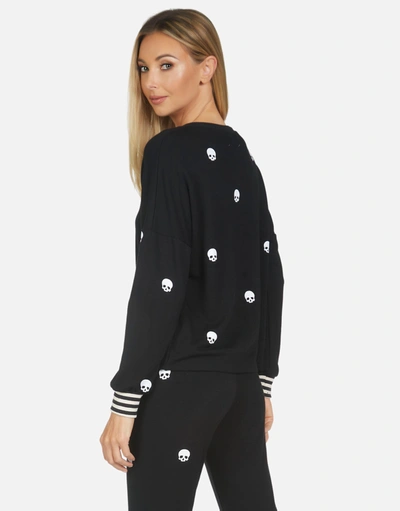Lauren Moshi Kiara Mini Skulls In Black
